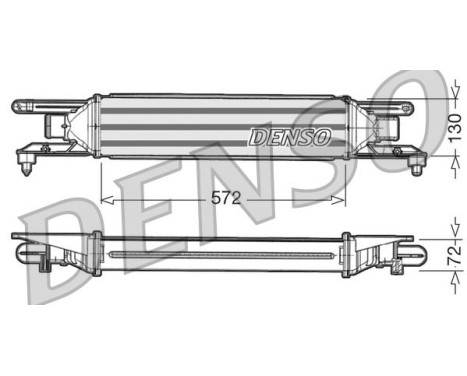 Intercooler DIT09105 Denso