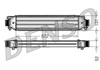 Intercooler DIT09109 Denso