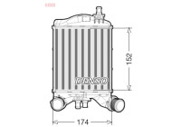 Intercooler DIT09111 Denso