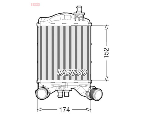 Intercooler DIT09111 Denso