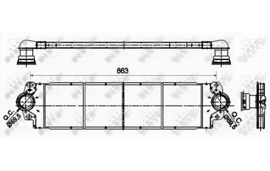 Intercooler, enfriador de aire de carga, Imagen 4