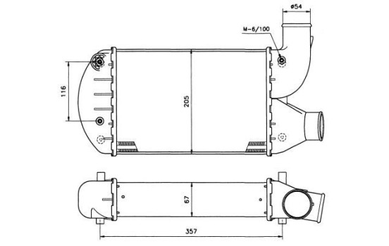 Intercooler, enfriador de aire de carga, Imagen 2