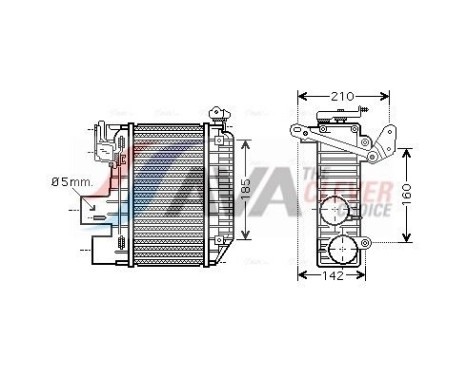 Intercooler, enfriador de aire de carga