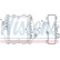 Intercooler, intercooler 96579 Nissens, Miniatura 2