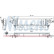 Intercooler, intercooler 96580 Nissens, Miniatura 2