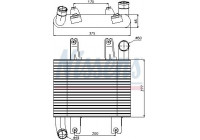 Intercooler, intercooler 96660 Nissens
