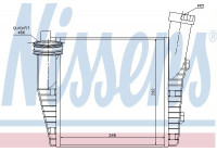 Intercooler, intercooler 96687 Nissens