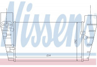 Intercooler, intercooler 96709 Nissens