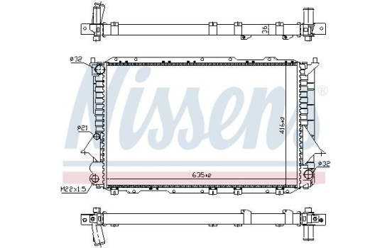 Radiador 60458 Nissens, Imagen 5