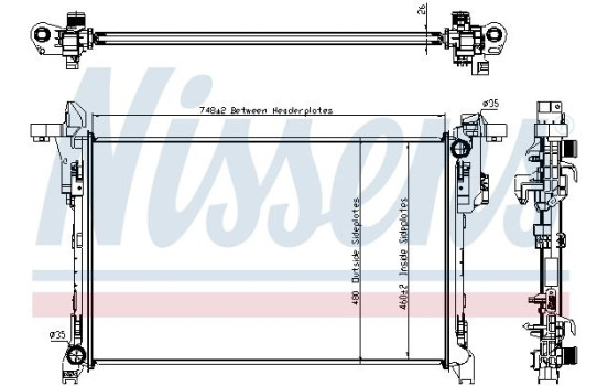 Radiador 630792 Nissens, Imagen 5