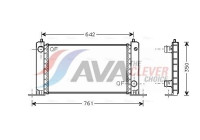 Radiador FTA2243 Ava Quality Cooling