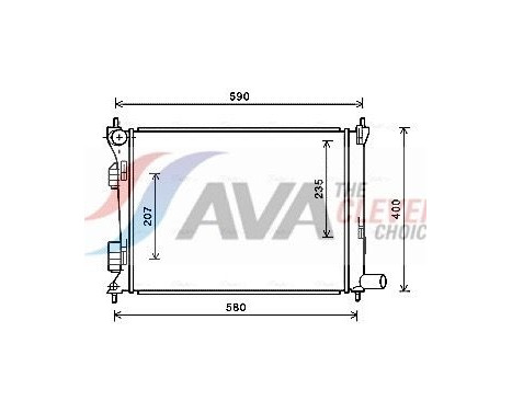Radiador HYA2277 Ava Quality Cooling