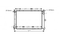 Radiador MICRA3 15DCi MT sin aire acondicionado desde '0305 13002249 International Radiators