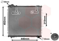 RADIADOR VITARA 20TD MT con AIRE ACONDICIONADO 94-97 52002039 International Radiators Plus