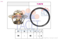 Termostato, refrigerante 7.7923 Facet