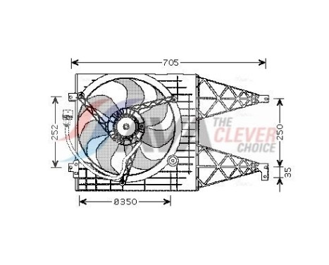 Ventilador de refrigeración VN7507 Ava Quality Cooling