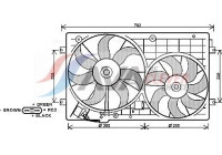 Ventilador de refrigeración VN7528 Ava Quality Cooling