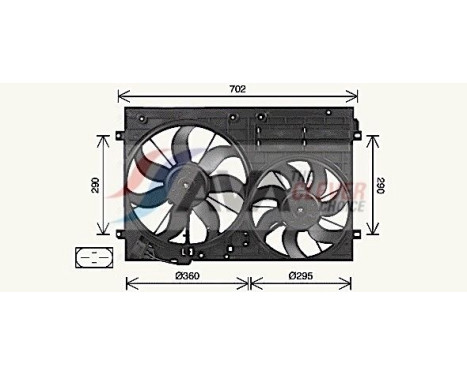 Ventilador de refrigeración VN7551 Ava Quality Cooling