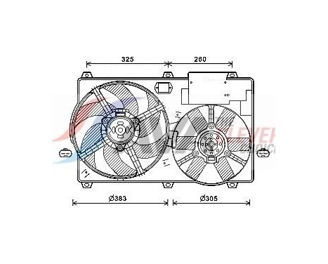 Ventilador de refrigeración CN7554 Ava Quality Cooling