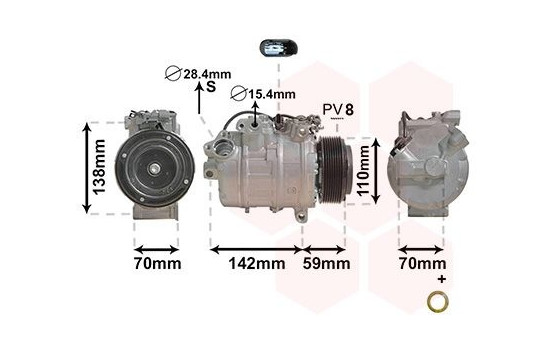 Compresor, aire acondicionado *** IR PLUS ***