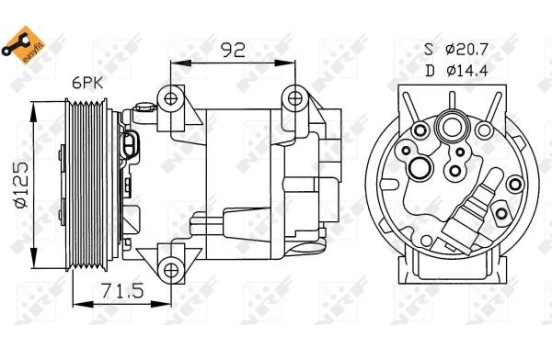 Compresor, aire acondicionado, Imagen 2