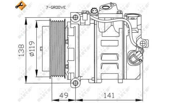 Compresor, aire acondicionado, Imagen 3