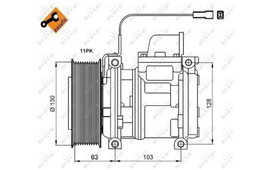Compresor, aire acondicionado, Imagen 3