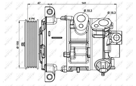 Compresor, aire acondicionado, Imagen 4
