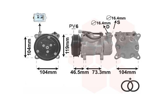 COMPRESOR DE AIRE ACONDICIONADO -02 1.1 / 1.4