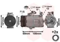 COMPRESOR DE AIRE ACONDICIONADO 1.4 / 1.6 / 1.8 / 2.0 00+