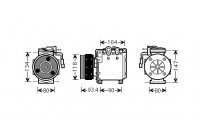 Compresor de aire acondicionado 1.6i 16v / 1.8i 16v