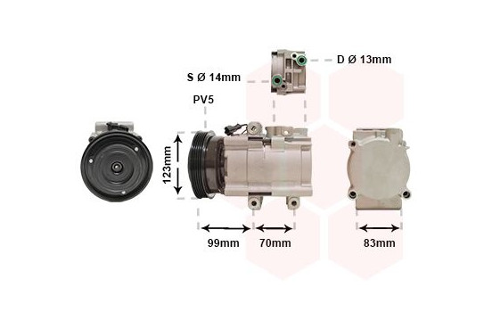 COMPRESOR DE AIRE ACONDICIONADO 2.0 / 2.4, Imagen 2