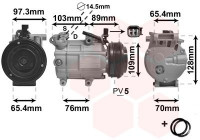 Compresor de aire acondicionado 2.0 - Tipo Visteon