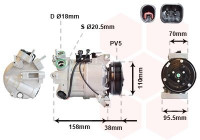 Compresor de aire acondicionado 2.5 T5 / 2.5 R Sport / 2.4 D5