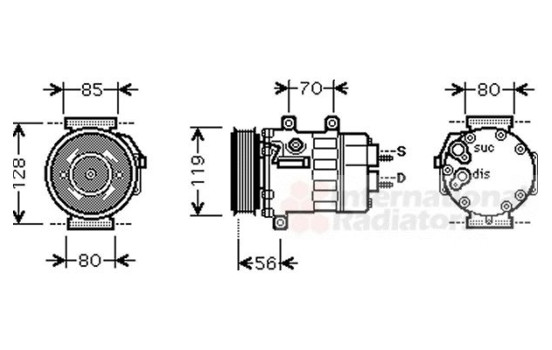 COMPRESOR JUMPY/SCUDO2/EXP 20HDi RE, Imagen 2
