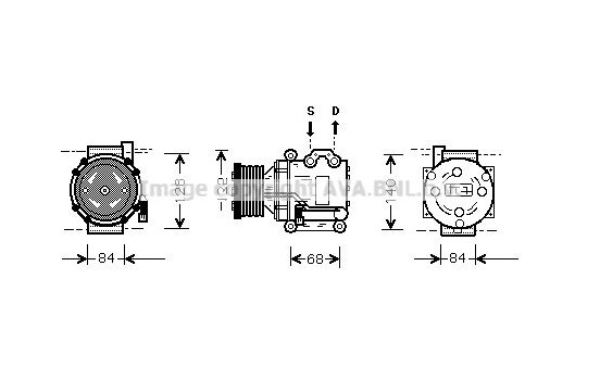 COMPRESOR RANGE ROVER 40/46 94-99, Imagen 2