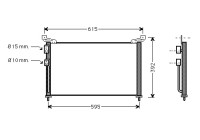 CONDENSADOR 820 / 827 ( V6 ) '91- 02005136 International Radiators