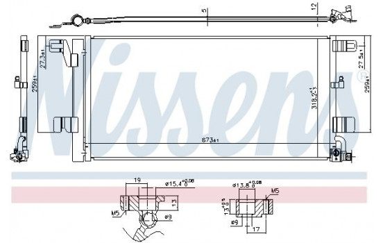 Condensador 940752 Nissens