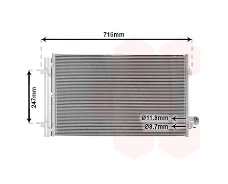 Condensador, aire acondicionado 06015703 International Radiators