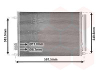 Condensador, aire acondicionado 17015700 International Radiators