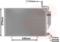 Condensador, aire acondicionado 18015705 International Radiators Plus