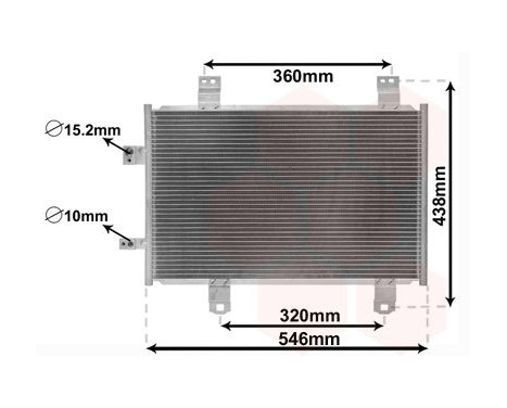Condensador, aire acondicionado 27015702 International Radiators