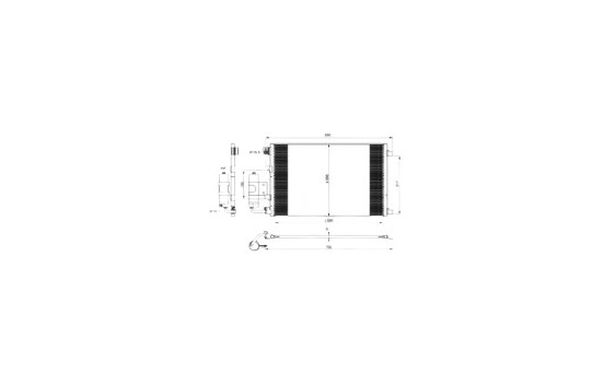 Condensador, aire acondicionado 350042 NRF, Imagen 5