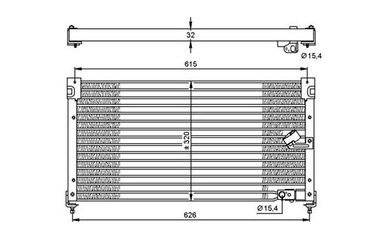 Condensador, aire acondicionado 35348 NRF, Imagen 7
