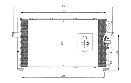 Condensador, aire acondicionado 35396 NRF, Imagen 3