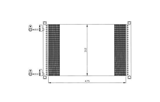 Condensador, aire acondicionado 35490 NRF, Imagen 7