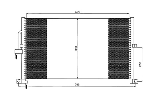 Condensador, aire acondicionado 35603 NRF, Imagen 6