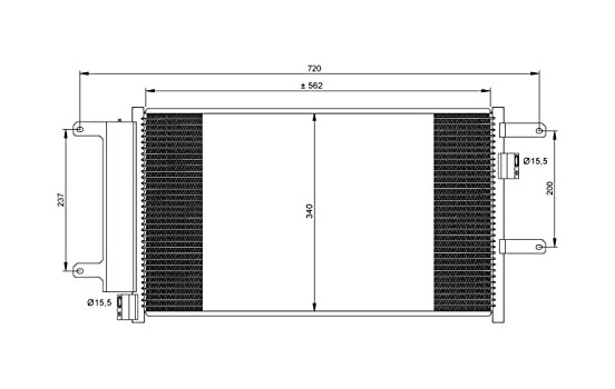 Condensador, aire acondicionado 35751 NRF, Imagen 7
