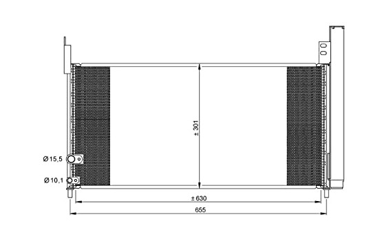 Condensador, aire acondicionado 35863 NRF, Imagen 5