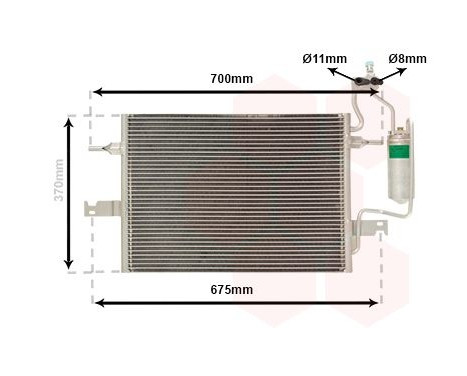 Condensador, aire acondicionado 37015349 International Radiators